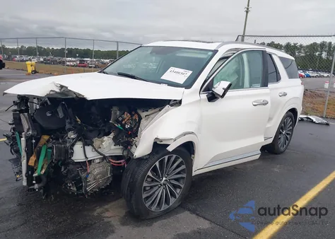 2023 Hyundai Palisade Calligraphy z USA, uszkodzony, nr VIN KM8R7DGE5PU631630